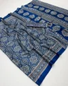 Pure Ajrakh 048 By Rajtex Modal Satin Ajrakh Print Sarees